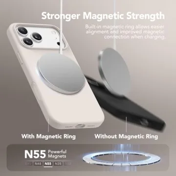 GONEZ Magnetic Case for iPhone 17 Pro with Protectors