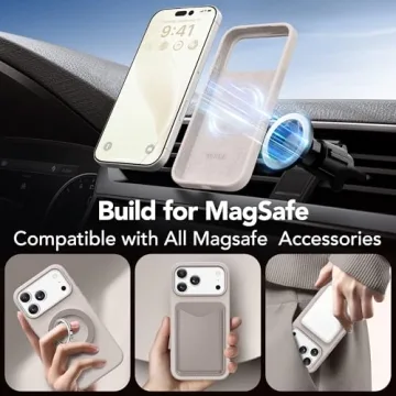 GONEZ Magnetic Case for iPhone 17 Pro with Protectors