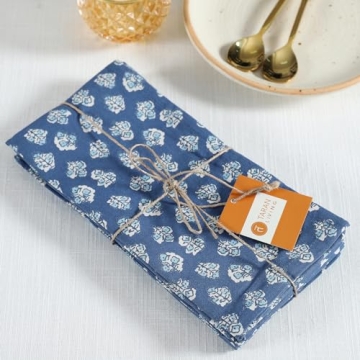 Taran Living Cloth Napkins Set of 12 for Holiday Parties