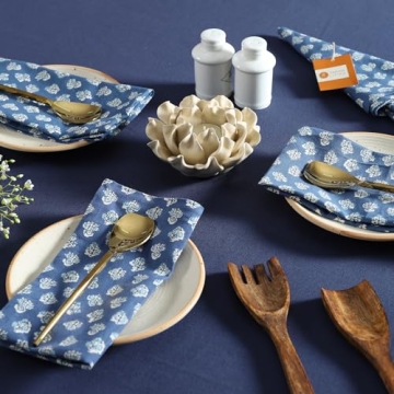 Taran Living Cloth Napkins Set of 12 for Holiday Parties
