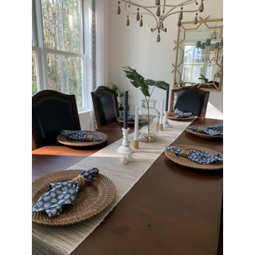 Taran Living Cloth Napkins Set of 12 for Holiday Parties