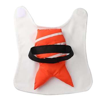 Cozy MaruPet Fleece Shrimp Sushi Costume for Small Dogs