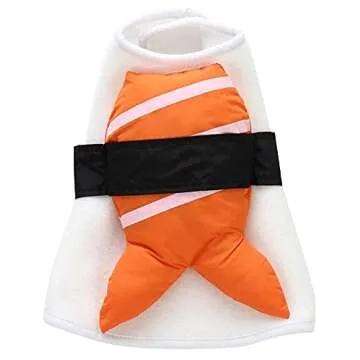 Adorable Sushi Costume for Small Dogs Halloween Fun
