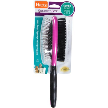 Hartz Groomer's Best Combo Dog Brush for All Breeds