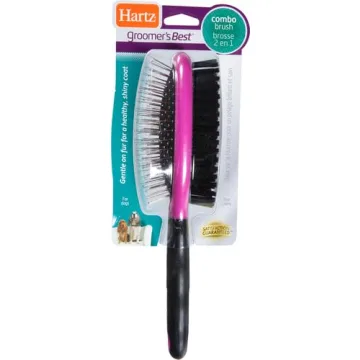Hartz Groomer's Best Combo Dog Brush for All Breeds