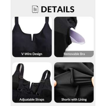 Women's Plus Size Tankini Bathing Suit - Stylish Swimwear