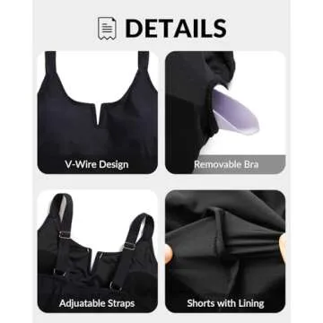 Women's Plus Size Tankini Bathing Suit - Stylish Swimwear