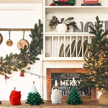 Minatee Christmas Candle Set - 4 Large Scented Candles