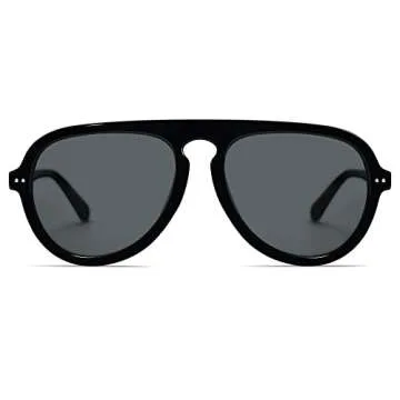 SOJOS Retro Aviator Sunglasses for Men Women
