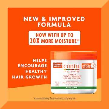 Cantu Leave-In Conditioning Repair Cream with Shea Butter, 16 oz