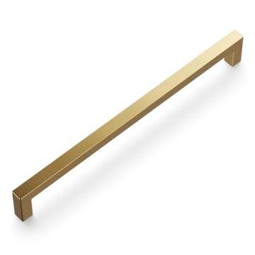 Hickory Hardware Solid Core Kitchen Cabinet Pulls, Luxury Cabinet Handles, Hardware for Doors & Dres...