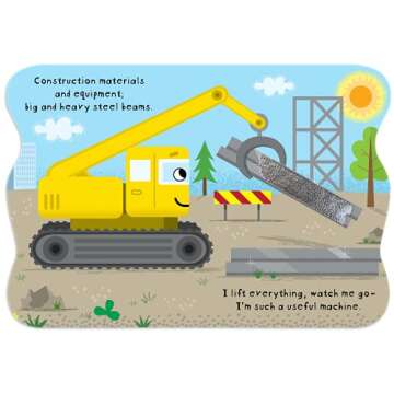Construction Crane - Touch and Feel Board Book - Sensory Board Book