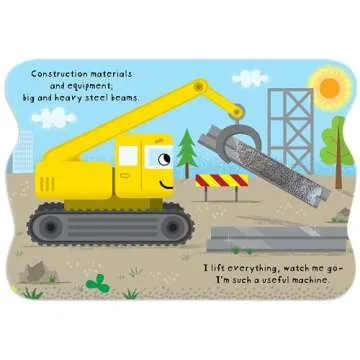Construction Crane - Touch and Feel Board Book - Sensory Board Book