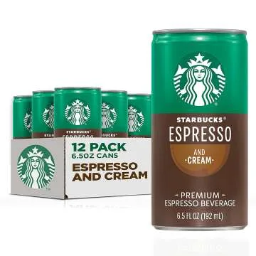 Starbucks Espresso & Cream Coffee 12 Pack Cans