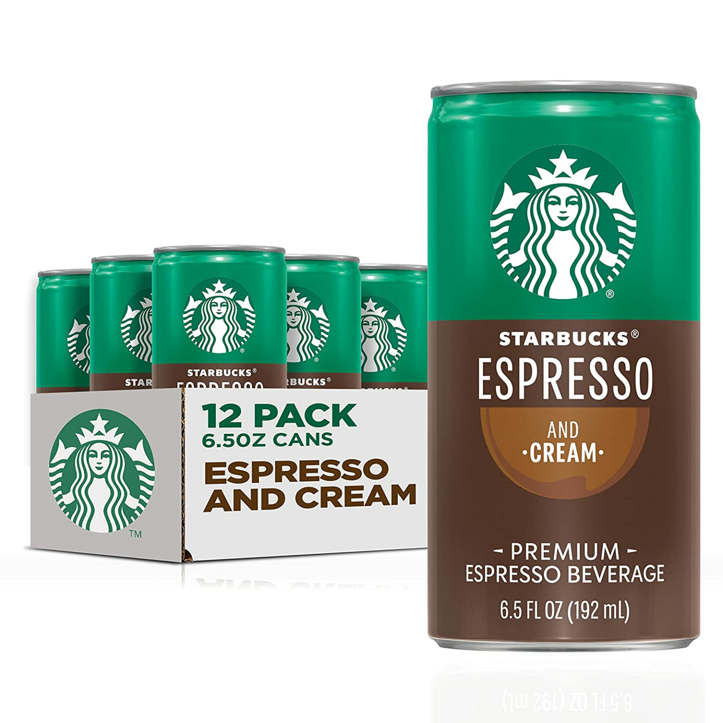 Starbucks Espresso & Cream Coffee 12 Pack Cans