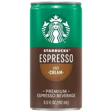 Starbucks Espresso & Cream Coffee 12 Pack Cans