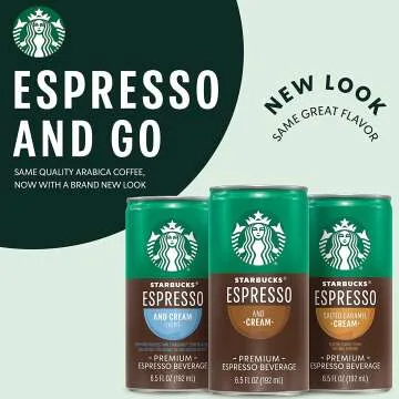 Starbucks Espresso & Cream Coffee 12 Pack Cans