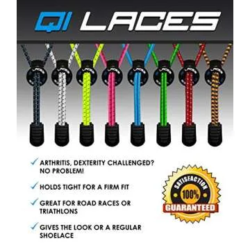 Qi Laces Elastic No Tie Shoelaces for All Ages