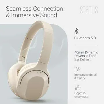 Status Core Active Noise Cancelling Headphones - Cloud Color