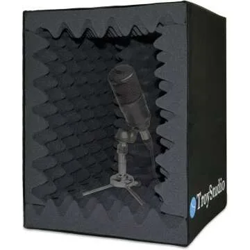 TroyStudio Large Foldable Vocal Booth & Isolation Shield