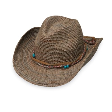 Wallaroo Women’s Catalina Cowboy Sun Hat - Adjustable, Eco-Friendly, UV Protection for All Occasio...