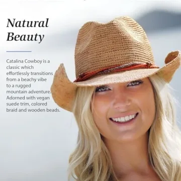 Wallaroo Women’s Catalina Cowboy Sun Hat for Outdoor Fun