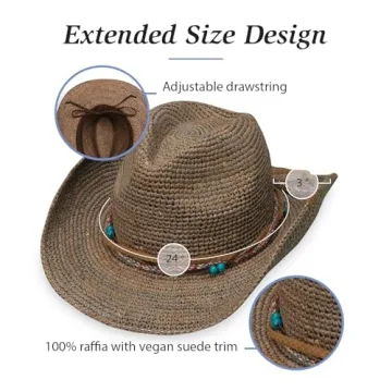 Wallaroo Women’s Catalina Cowboy Sun Hat for Outdoor Fun