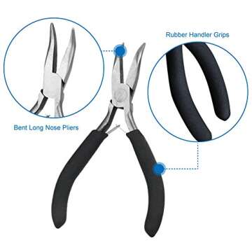 Anezus Jewelry Making Jump Rings Set - 1200 Pieces