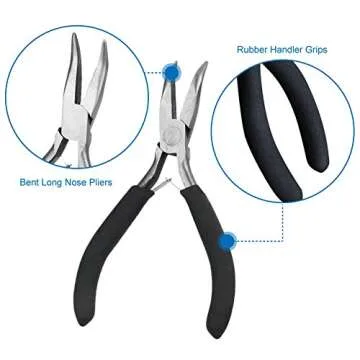 Anezus Jewelry Making Jump Rings Set - 1200 Pieces