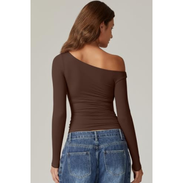 QINSEN Off Shoulder Fitted Top Perfect for Any Occasion