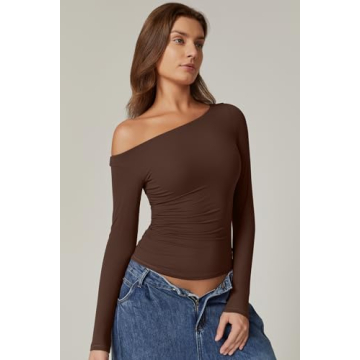 QINSEN Off Shoulder Fitted Top Perfect for Any Occasion