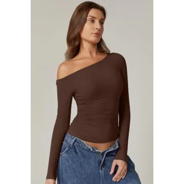 QINSEN Off Shoulder Fitted Top Perfect for Any Occasion