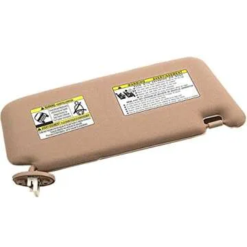 Ezzy Auto Beige Sun Visor for Toyota Venza 2009-2016