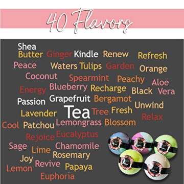 Fathers Day Gift Set for Dad! Bath Bombs for Women, Men & Kids. Bulk Bath Bomb Kit Includes 40 Paraben Free & Sulfate Free 2.5 oz Spa Bath Balls