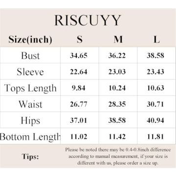 RISCUYY Women's Stylish 2 Piece Off the Shoulder Outfit