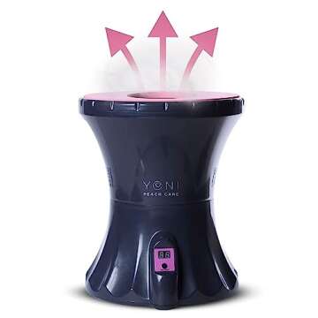 Yoni Peach Care Electric Steaming Seat for Women with Steaming Herbs - Supports Healthy Ph Balance, ...