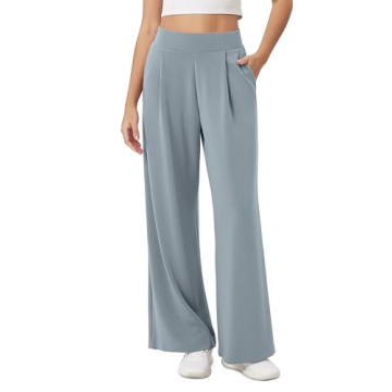 ODODOS Modal Soft Wide Leg Pants - High Waist Comfort & Style