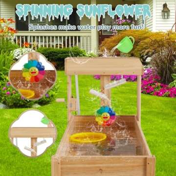 IDEA FAMILY Sand and Water Table with Hand Pump