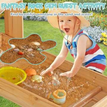 IDEA FAMILY Sand and Water Table with Hand Pump