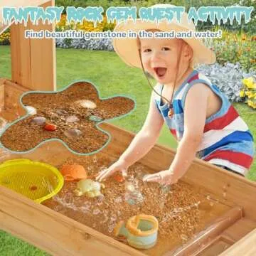 IDEA FAMILY Sand and Water Table with Hand Pump
