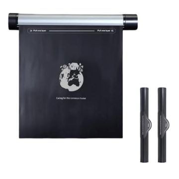 HwCknPT Car Trash Bin - Compact & Stylish for Eco-Friendly Driving Solutions