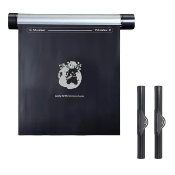 HwCknPT Car Trash Bin - Compact & Stylish for Eco-Friendly Driving Solutions