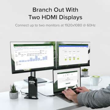 Plugable USB 3.0 Docking Station for Dual Monitors
