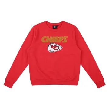 FOCO NFL Kansas City Chiefs Women's Sequin Bling Sweatshirt - Size Small
