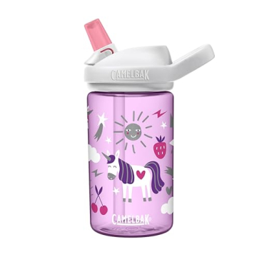 CamelBak eddy+ 14oz Kids Water Bottle with Tritan Renew – Straw Top, Leak-Proof When Closed, Unico...