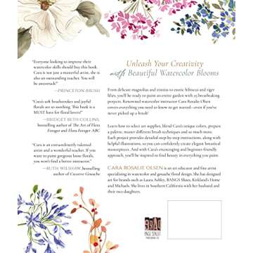 Botanical Watercolor Painting for Beginners: A Step-by-Step Guide to Create Beautiful Floral Artwork