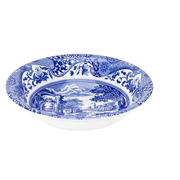 Spode Blue Italian Cereal Bowl Set of 4 Microwave Dishwasher Safe