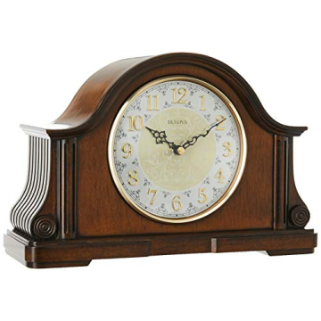 Bulova B1975 Chadbourne Old World Clock in Walnut - Perfect Gift for Family Gatherings
