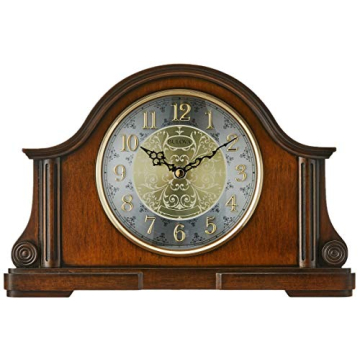 Elegant Bulova Chadbourne Clock in Walnut - Perfect Gift