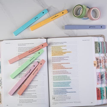 DIVERSEBEE Bible Highlighters - 8 Pastel No Bleed Set